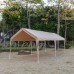 Zimtown 10 x 20 FT Carport Car Auto Garage Shelter Cover Canopy Tent w/ Foot Cloth Khaki   